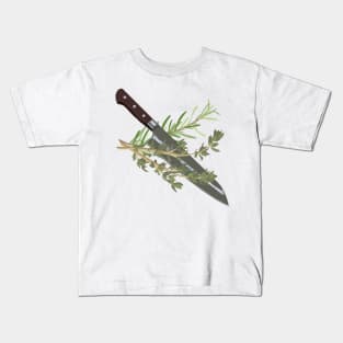 Knife, Thyme, Rosemary Kids T-Shirt